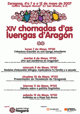 XIV CHORNADAS D'AS LUENGAS D'ARAGON - 7 al 12 de mayo del 2007-